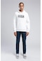 Washington Erkek Kapüşonlu Sweatshirt Beyaz-20479 Beyaz