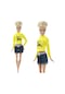 Barbie Bebek  Oyuncak Bebek Giysileri Çok Stilleri  Pantolon Gömlek 1/6 11.5 Inç Bebek  Oyuncak   Kıyafetler, Seçenekler: Sarı/mavi