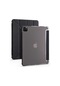 Kilifolsun iPad Uyumlu Pro 11 2020 2.nesil Kalem Bölmeli Stand Olabilen Origami Tri Folding Kılıf Siyah