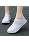 Yeşil 2022 Kadın Günlük Çorap Spor Ayakkabı Sparkly Kristaller Eğitmenler Hafif Örgü Nefes Alabilen Ayakkabılar