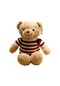 Turki Teddy Ayı Plush Toy Renkli Pillow 30cm Yosun Bayrağı-açık Kahverengi