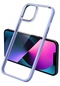 iPhone Uyumlu 13 Pro Kılıf Lopard Krom Kapak - Lila