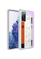 Kilifone - Samsung Uyumlu Galaxy S20 Fe - Kılıf Kenarlı Renkli Desenli Elegans Silikon Kapak - No1