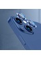 Noktaks - iPhone Uyumlu 13 - Kamera Lens Koruyucu Cl-04 - Mavi