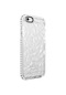 Noktaks - iPhone Uyumlu 6 / 6s - Kılıf Koruyucu Prizmatik Görünümlü Buzz Kapak - Beyaz
