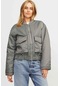 Jjxx Jxcaren Padded Bomber Otw Grı Kadın Ceket Gri