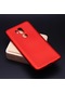 Noktaks - Lg Uyumlu Lg G7 - Kılıf Mat Renkli Esnek Premier Silikon Kapak - Kırmızı