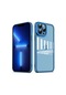 Kilifone - İphone Uyumlu İphone 12 Pro - Kılıf Sert Kamera Korumalı Post Kapak - Mavi