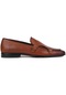 Shoetyle - Taba Deri Tokalı Erkek Klasik Ayakkabı 250-2300-796-taba