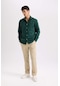 Defacto Regular Fit Normal Kesim Yazlık Düz Paça Chino Kanvas Pantolon D7349ax25spbg193 Bej