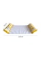 Cbtx Global Pvc Şişme Hamak Yetişkin Yüzme Yüzen Sıra, : 120 X 70cm Turuncu Çizgili Çok Renkli