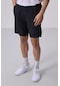 Antrasit Polyester İnce Yumuşak Standart Fit Erkek Taytlı Şort - 81287 Antrasit