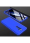 Tecno - Oppo A5 2020 - Kılıf 3 Parçalı Parmak İzi Yapmayan Sert Ays Kapak - Mavi