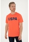 U.s. Polo Assn. Erkek Nar Çiçeği Tişört Basic 50279620-vr039 Nar Çiçeği