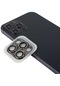 iPhone Uyumlu 12 Pro Cl-08 Lens Koruma Taşlı Parlak Renkli Kamera Koruyucu Cl-08 - Siyah