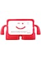 Kilifone - Galaxy Uyumlu Galaxy Tab S9 - Kılıf Tutma Kollu Stand Olabilen Çocuklar İçin Koruyucu Tablet Kılıfı - Kırmızı
