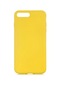 Tecno-iphone Uyumlu İphone 8 Plus - Kılıf İçi Kadife Koruucu Lansman Lsr Kapak - Sarı