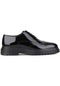 Shoetyle - Siyah Rugan Deri Bağcıklı Erkek Klasik Ayakkabı 250-400-728-siyah