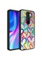 Noktaks - Xiaomi Uyumlu Xiaomi Redmi Note 8 Pro - Kılıf Aynalı Desenli Kamera Korumalı Parlak Mirror Kapak - Kalp