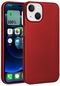 Kilifone - İphone Uyumlu İphone 15 - Kılıf Mat Renkli Esnek Premier Silikon Kapak - Kırmızı