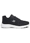 Xstep 020 Unisex Fileli Günlük Hafif Spor Ayakkabı Siyah-beyaz