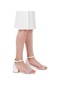 Kiko Kids Nobe Günlük Kız Çocuk 4 Cm Topuklu Sandalet Ayakkabı Sedef Sedef