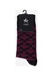 AC&Co / Altınyıldız Classics Erkek Bordo-siyah Desenli Soket Çorap