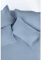 Yataş Bedding Mix&Match Penny Volanlı Ranforce Yıkamalı Yastık Kılıfı 2'li - Indigo