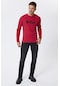 Lee Cooper Zayne Erkek O Yaka U.Kol T-Shirt Kırmızı-15366-Kırmızı
