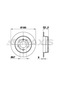 Braxıs-ae0081 - Fren Dıskı Arka A-class W169 04 12 B-class W245