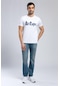 Londonlogo Erkek O Yaka T-shirt Beyaz-l-19789 Beyaz