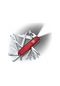 Victorinox Huntsman Lite 1.7915.T Şeffaf Kırmızı İsviçre Çakısı Kırmızı