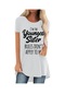 Kadın Seyahat Parti Unisex Kısa Kollu T-shirt Beyaz