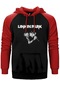 Linkin Park Chester Konser Kırmızı Renk Reglan Kol Kapşonlu Sweatshirt