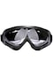Uv400 Koruyucu Lens Rüzgar Geçirmez Toz Geçirmez Kayak Gözlüğü Şeffaf