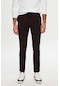 Ds Damat Slim Fit Kahverengi Beli Lastikli İpli Fermuarlı Likralı Rahat Jogger Pantolon 2hc03ortjgr01 Kahve
