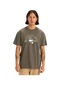 Quıksılver Quiksilver Skull Lines Erkek Yeşil Tişört 15484 Haki
