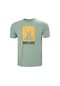 Helly Hansen Hp Race Graphic Erkek Yeşil Yuvarlak Yaka Tişört 34419-489 Yeşil