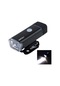 Rogfer Sones Mc-qd001 180 Lümen Usb Şarj Edilebilir Led Parlak Alüminyum Işık, Gidon Montajlı Siyah Siyah