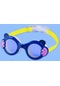 Jıehu Jh8560 Çocuk Su Geçirmez Ve Buğulanmaz Karikatür Kedi Şekli Yüzme Gözlüğü Mavi Sarı