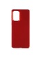 Kilifone - Samsung Uyumlu Galaxy A73 - Kılıf Mat Renkli Esnek Premier Silikon Kapak - Kırmızı