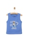 Hellobaby Basic Maymun Baskılı Atlet Tshirt Erkek Bebek 24yhlbetst023 Mavi 24YHLBETST023_Mavi