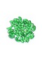 50 Adet/grup Laleler Çiçek Lampwork Boncuk Yaprak Cam Renk Dağınık Boncuklar Green