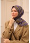 Silk Home Soft Eşarp 73074-50 Koyu Yeşil, Asit Yeşili, Kahverengi, Vizon, Leylak