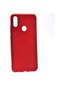 Tecno - Xiaomi Redmi Note 7 - Kılıf Mat Renkli Esnek Premier Silikon Kapak - Kırmızı