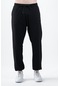 Maraton Sportswear Oversize Erkek Tress Lastik Basic Siyah Eşofman Altı 22402-siyah