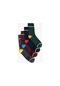 Koton 4'lü Soket Çorap Seti Geometrik Desenli Multıcolor 4wam80147aa 4WAM80147AAMIX