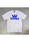 Supra Baskılı T-shirt Beyaz