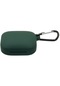 Bluetooth Kulaklık Yumuşak Silikon Kapak Koruyucu Kasa Oneplus Buds Pro İçin Asma Tokalı Siyah-yeşil