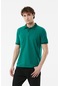 Fullamoda Polo Yaka Slim Fit Tişört- Yeşil 23YERK500180921-Yeşil